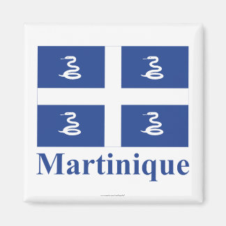 Martinique Flag with Name Magnet