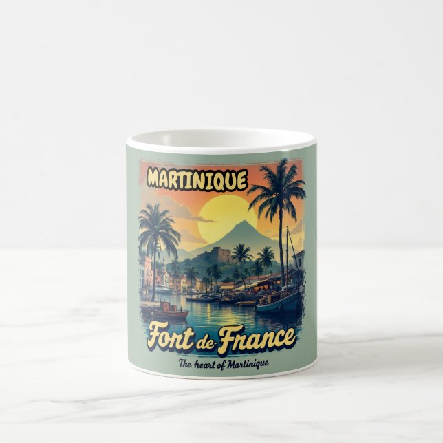 Martinique Fort-de-France Mug | Martinique Coffee  (Center)
