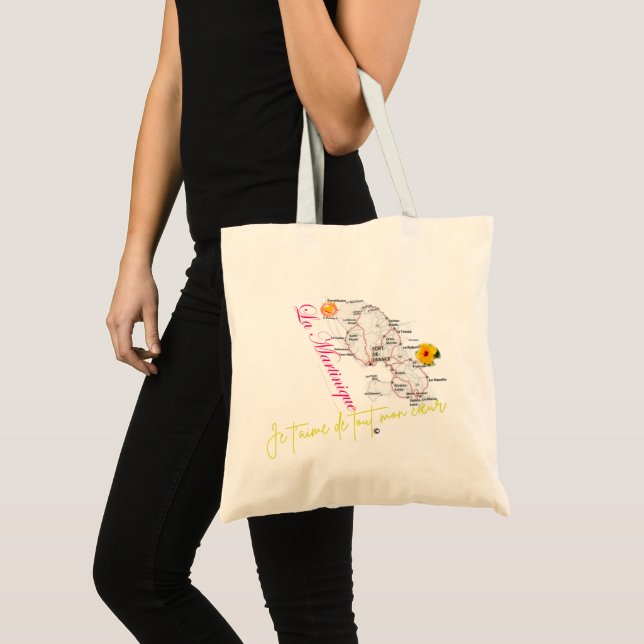 Martinique Island Tote Bag (Front (Product))
