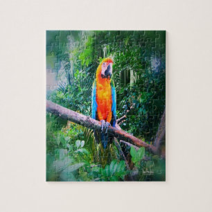 Martinique Macaw Jigsaw Puzzle