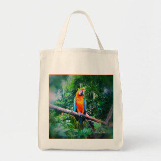 Martinique Macaw Tote Bag