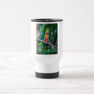 Martinique Macaw Travel Mug