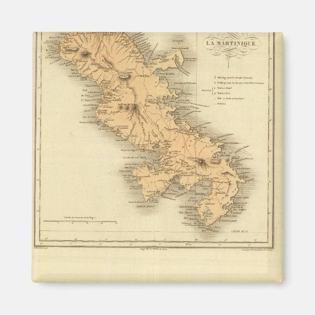 Martinique Magnet (Front)