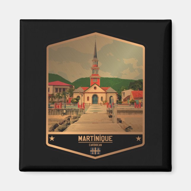 Martinique Magnet (Front)