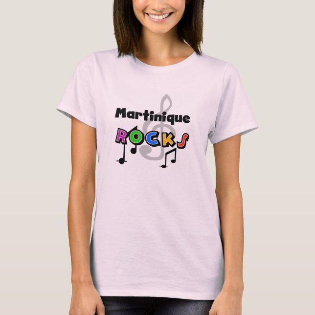Martinique Rocks T-Shirt (Front)