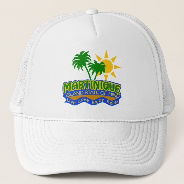 Martinique State of Mind hat - choose colour (Front)