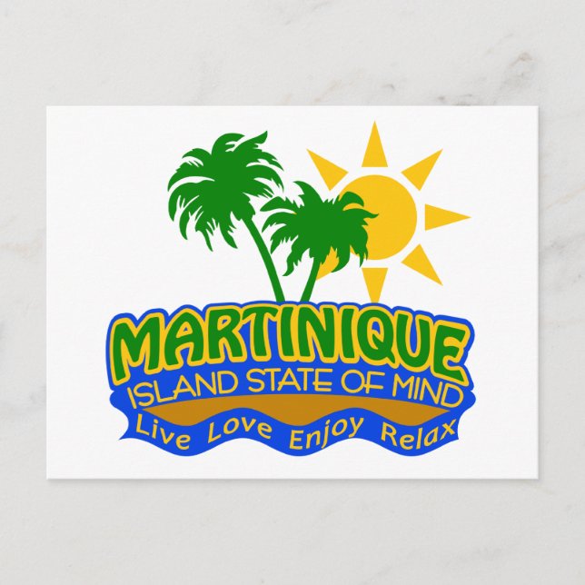 Martinique State of Mind postcard (Front)