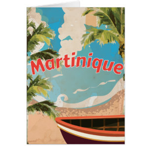Martinique Vintage vacation Poster