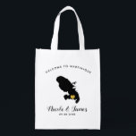 Martinique Wedding Welcome Tote Bag, Gold Heart<br><div class="desc">Fill this welcome bag with favourite goodies for your guests to enjoy when they arrive in Martinique!</div>