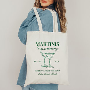 Martinis & Matrimony Bachelorette Weekend Tote Bag