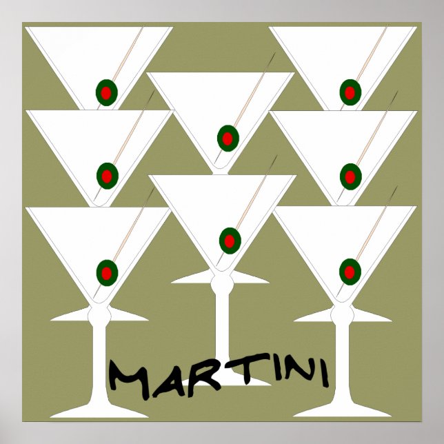 Martinis Poster Print (Front)
