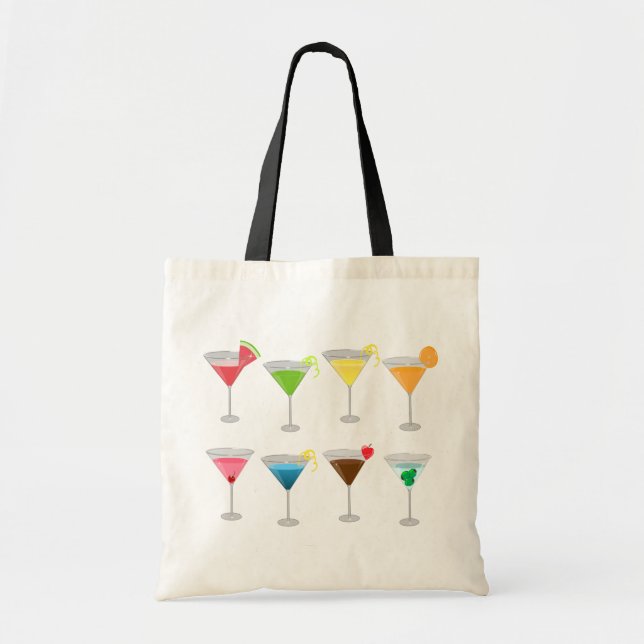 Martinis Tote Bag (Front)