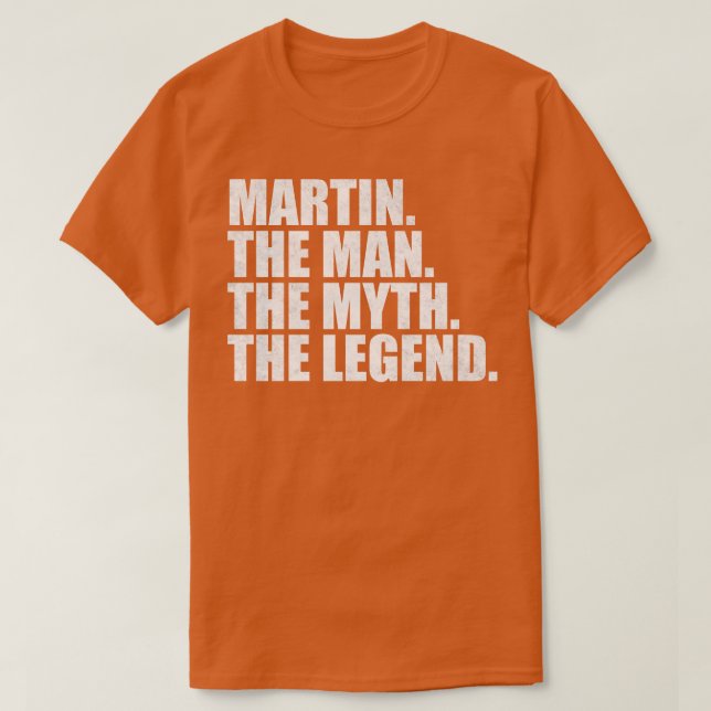 MartinMartin Namegiven name T-Shirt (Design Front)