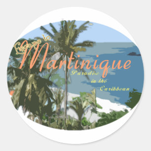Martinque Classic Round Sticker