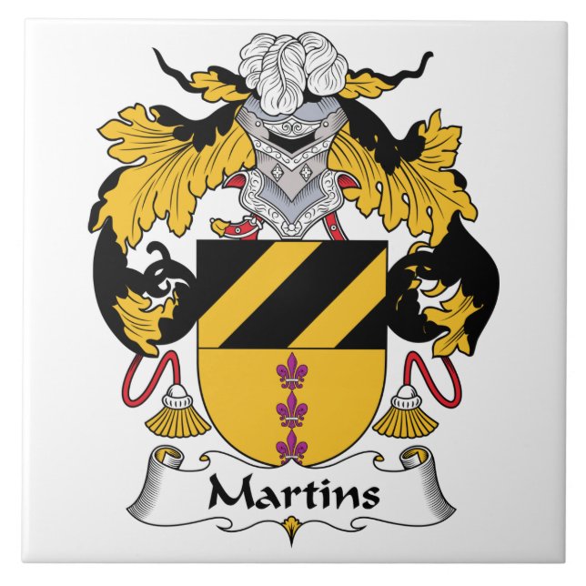 Martins Family Crest Tile (Front)