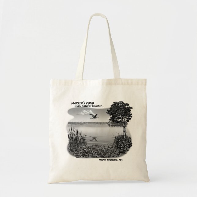 Martin's Pond Tote Bag (Front)