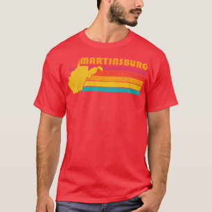 Martinsburg West Virginia Vintage Distressed Souve T-Shirt