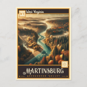 Martinsburg, West Virginia   Vintage Postcard