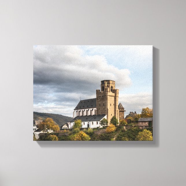 Martinskirche Oberwesel Canvas Print (Front)