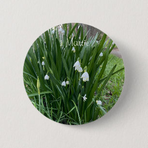 Mărțișor - Ghiocei 6 Cm Round Badge