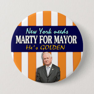 Marty Golden for NYC Mayor 2013 7.5 Cm Round Badge