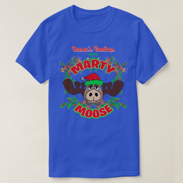 Marty Moose from Christmas Vacation T-Shirt (Design Front)