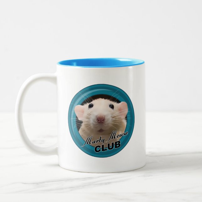 Marty Mouse Club Mug - Logo (Left)