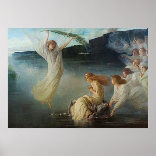 Martyrdom of Saint Christina by Vicente Palmaroli Poster (Front)