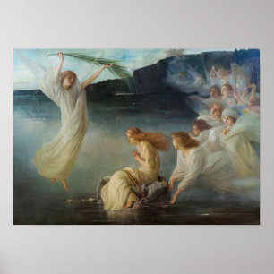 Martyrdom of Saint Christina by Vicente Palmaroli Poster