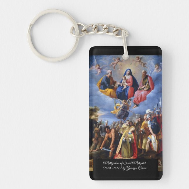 Martyrdom of Saint Margaret Key Ring (Front)