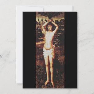 Martyrdom of Saint Sebastian Holiday Card