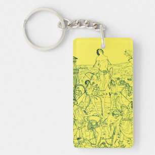 Martyrdom of Saint Sebastian Key Ring
