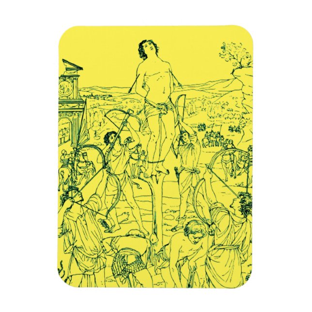 Martyrdom of Saint Sebastian  Magnet (Vertical)