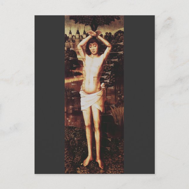 Martyrdom of Saint Sebastian Postcard (Front)