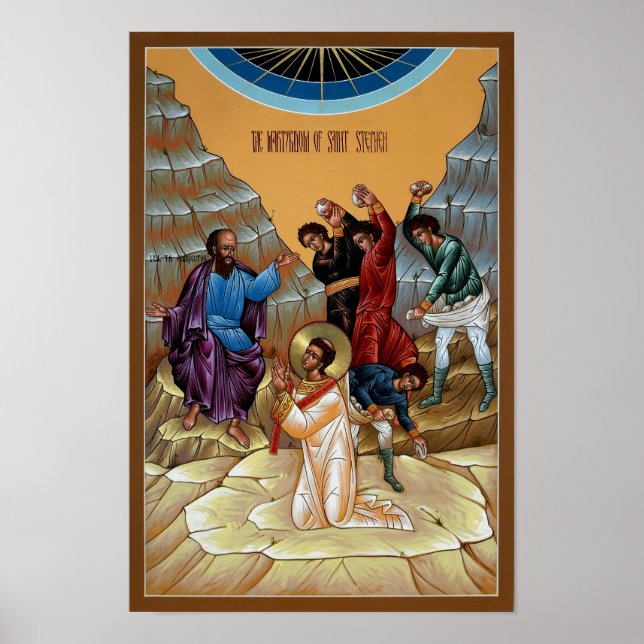 Martyrdom of Saint Stephen Poster (Front)