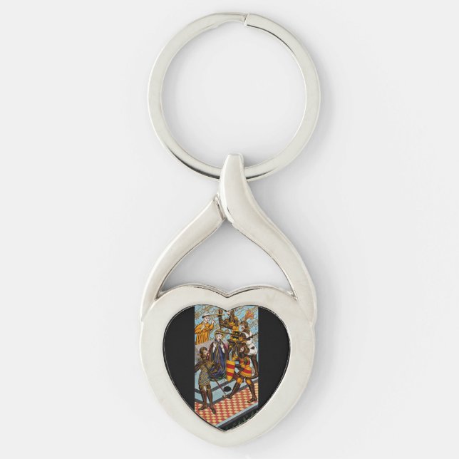 Martyrdom of Saint Thomas of Canterbury Key Ring (Front)