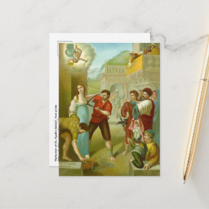 Martyrdom of St. Agatha (M 003) Postcard #3