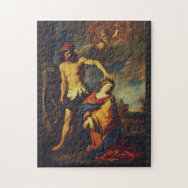 Martyrdom of St. Catherine Sacred Fine Art Collect Jigsaw Puzzle (Vertical)