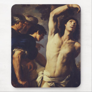 Martyrdom of St Sebastian by Andrea Vaccaro Mouse Pad