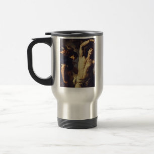 Martyrdom of St Sebastian by Andrea Vaccaro Travel Mug
