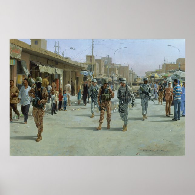 Martyrs' Market by Larry Selman Print (Front)