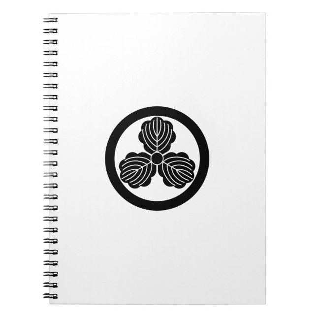 Maru ni Mitsukashiwa Spiral Notebook (Front)