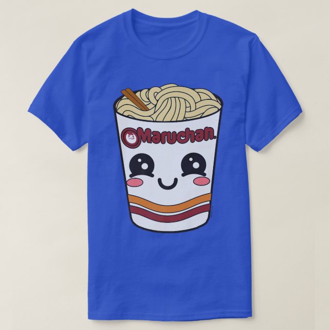 Maruchan Cute Ramen Noodle Cup Face 878 T-Shirt (Design Front)