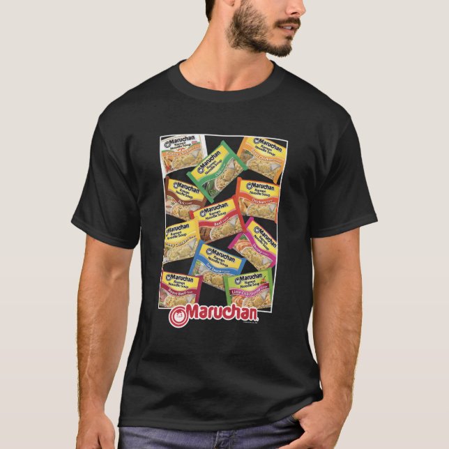 Maruchan Ra Noodle Flavour Profiles T-Shirt (Front)