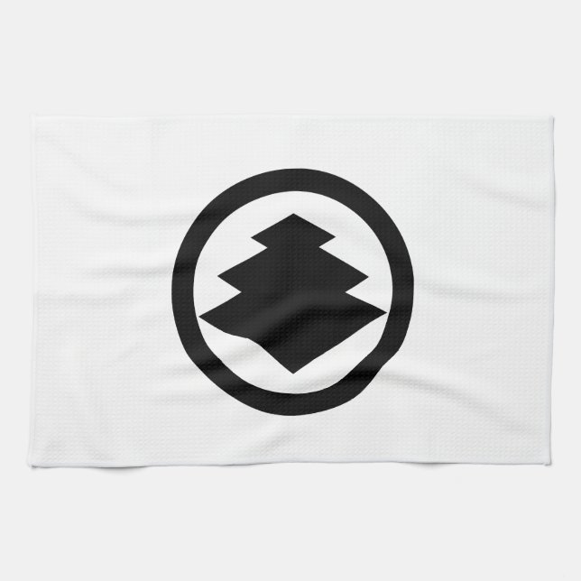 Marunouchi Mikai Bishi Tea Towel (Horizontal)