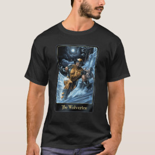 Marvel Comic Wolverine Moon light Card Art Graphic T-Shirt