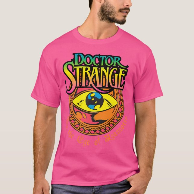 Marvel Comics Retro Classic Dr. Strange Eye Of Aga T-Shirt (Front)
