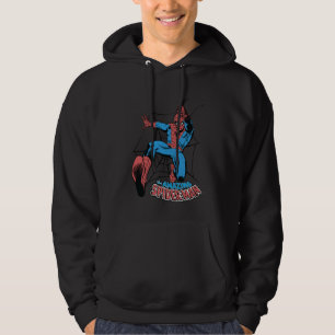 Marvel Comics Spider-Man Web Swinging Hoodie