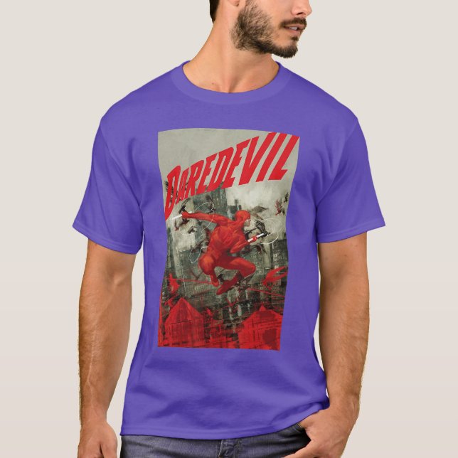 Marvel Comiology Daredevil Know Fear Comic Book Co T-Shirt (Front)