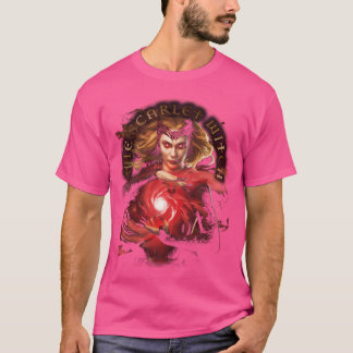 Marvel Doctor Strange 2 The Scarlet Witch Glowing  T-Shirt